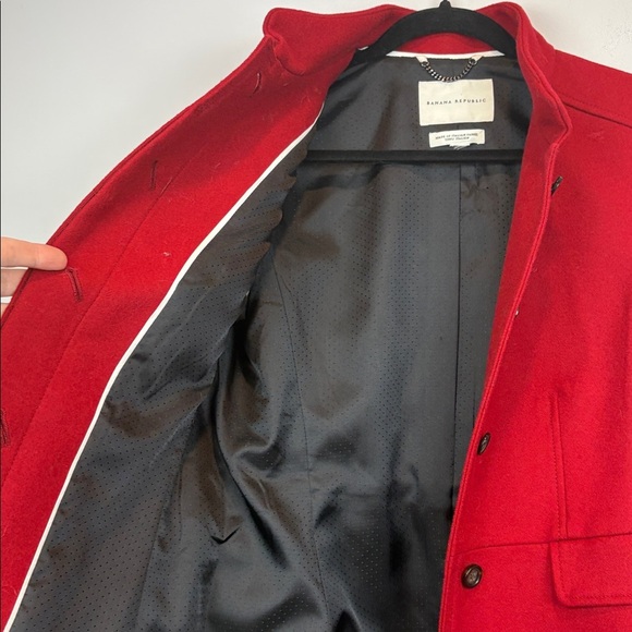 Banana Republic Women's Bold Red Trench Coat - Picture 7 of 16